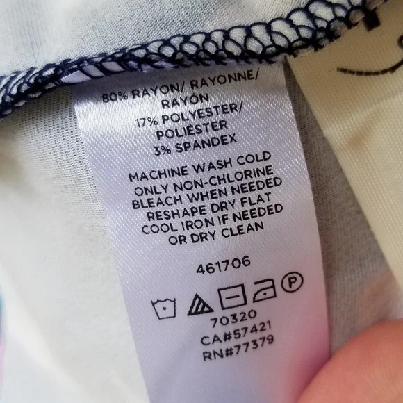 Nwt Ann Taylor S SMALL Floral Print Pull On Dress - Picture 8 of 8